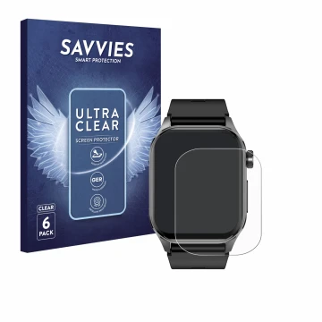 Vorderseite einer Produktverpackung mit dem Markenlogo Savvies. Daneben ist das Gerät Knauermann Pro 3 2024 (rechteckig) mit d
