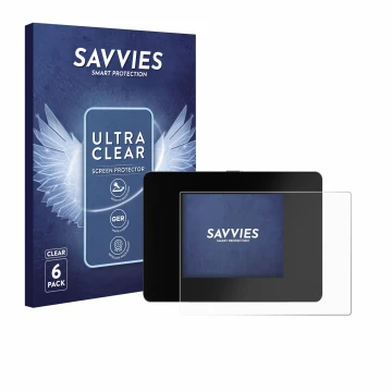 Vorderseite einer Produktverpackung mit dem Markenlogo Savvies. Daneben ist das Gerät REINER SCT Authenticator mini mit dem zu