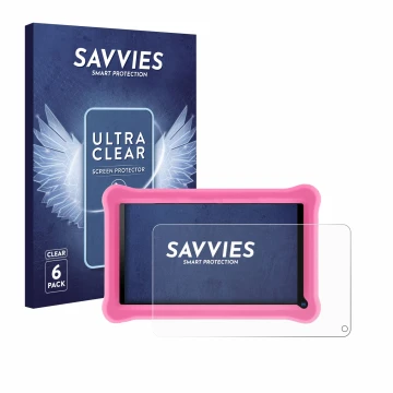 Vorderseite einer Produktverpackung mit dem Markenlogo Savvies. Daneben ist das Gerät Sannuo K708 7