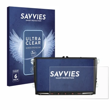 Vorderseite einer Produktverpackung mit dem Markenlogo Savvies. Daneben ist das Gerät Erisin ES8998V 9