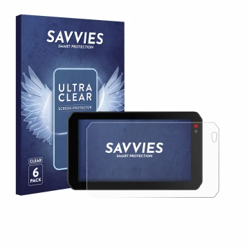 Vorderseite einer Produktverpackung mit dem Markenlogo Savvies. Daneben ist das Gerät Chigee AIO-5 Lite mit dem zugehörigen Di