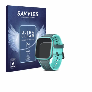 Vorderseite einer Produktverpackung mit dem Markenlogo Savvies. Daneben ist das Gerät Joyele H79 1.5