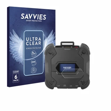Vorderseite einer Produktverpackung mit dem Markenlogo Savvies. Daneben ist das Gerät Texa TXT MULTIHUB mit dem zugehörigen Di