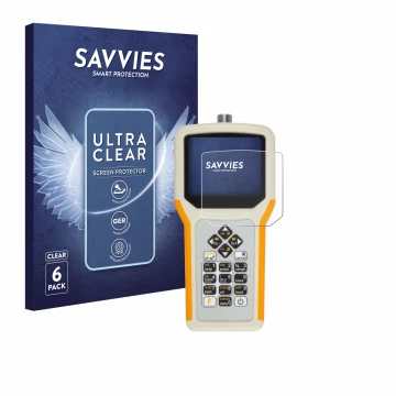 Vorderseite einer Produktverpackung mit dem Markenlogo Savvies. Daneben ist das Gerät RigExpert AA-55 Zoom mit dem zugehörigen