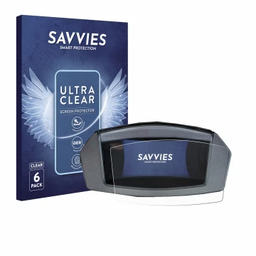 Vorderseite einer Produktverpackung mit dem Markenlogo Savvies. Daneben ist das Gerät Yamaha NMAX 125 2024 mit dem zugehörigen