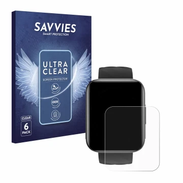 Vorderseite einer Produktverpackung mit dem Markenlogo Savvies. Daneben ist das Gerät Dakofied D1 mit dem zugehörigen Displays