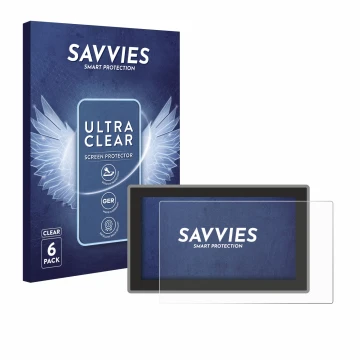 Vorderseite einer Produktverpackung mit dem Markenlogo Savvies. Daneben ist das Gerät Ford Tourneo Curier (2024) mit dem zugeh