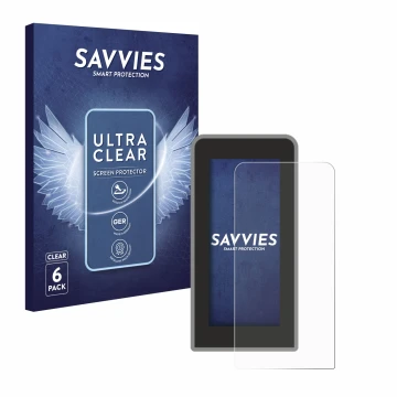 Vorderseite einer Produktverpackung mit dem Markenlogo Savvies. Daneben ist das Gerät Tenways CGO600 Pro mit dem zugehörigen D