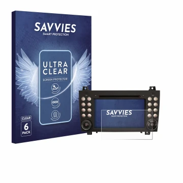 Vorderseite einer Produktverpackung mit dem Markenlogo Savvies. Daneben ist das Gerät Erisin ES8940S 7