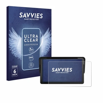 Vorderseite einer Produktverpackung mit dem Markenlogo Savvies. Daneben ist das Gerät Carpuride V3 7