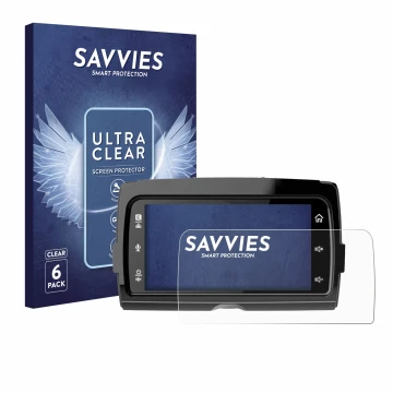 Vorderseite einer Produktverpackung mit dem Markenlogo Savvies. Daneben ist das Gerät Harley Davidson Soundstream Reserve WHD1