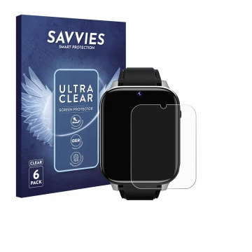 Vorderseite einer Produktverpackung mit dem Markenlogo Savvies. Daneben ist das Gerät Rogbid Z10 mit dem zugehörigen Displaysc