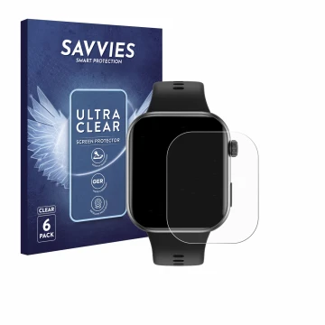 Vorderseite einer Produktverpackung mit dem Markenlogo Savvies. Daneben ist das Gerät Honor Choice InFoWear Watch 2i mit dem z