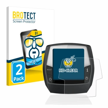 Vorderseite einer Produktverpackung mit dem Markenlogo BROTECT. Daneben ist das Gerät Bosch Intuvia Performance Line mit dem z