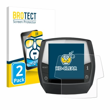 Vorderseite einer Produktverpackung mit dem Markenlogo BROTECT. Daneben ist das Gerät Bosch Intuvia Active Line mit dem zugehö