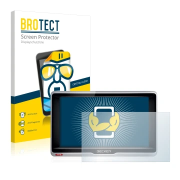 Vorderseite einer Produktverpackung mit dem Markenlogo BROTECT. Daneben ist das Gerät Becker Professional 6 LMU mit dem zugehö