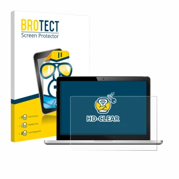 Vorderseite einer Produktverpackung mit dem Markenlogo BROTECT. Daneben ist das Gerät mit dem zugehörigen Displayschutz abgebi