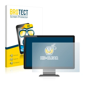 Vorderseite einer Produktverpackung mit dem Markenlogo BROTECT. Daneben ist das Gerät mit dem zugehörigen Displayschutz abgebi