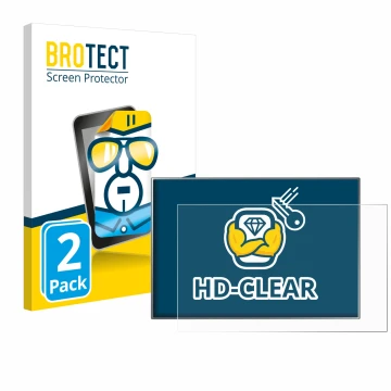 Vorderseite einer Produktverpackung mit dem Markenlogo BROTECT. Daneben ist das Gerät Siemens Simatic HMI KTP 900 Basic mit de