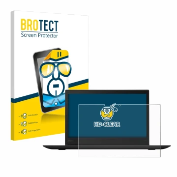 Vorderseite einer Produktverpackung mit dem Markenlogo BROTECT. Daneben ist das Gerät Lenovo ThinkPad X1 Yoga (3. Gen.) mit de