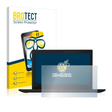 Vorderseite einer Produktverpackung mit dem Markenlogo BROTECT. Daneben ist das Gerät Lenovo Thinkpad X280 mit dem zugehörigen