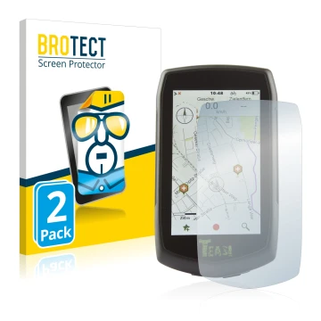 Vorderseite einer Produktverpackung mit dem Markenlogo BROTECT. Daneben ist das Gerät A-Rival Teasi One4 mit dem zugehörigen D