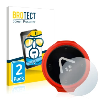 Vorderseite einer Produktverpackung mit dem Markenlogo BROTECT. Daneben ist das Gerät Beeline Velo mit dem zugehörigen Display