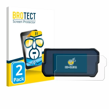 Vorderseite einer Produktverpackung mit dem Markenlogo BROTECT. Daneben ist das Gerät KTM 390 Duke 2017 mit dem zugehörigen Di