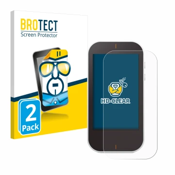 Vorderseite einer Produktverpackung mit dem Markenlogo BROTECT. Daneben ist das Gerät Garmin Approach G80 mit dem zugehörigen 
