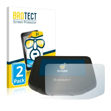 Vorderseite einer Produktverpackung mit dem Markenlogo BROTECT. Daneben ist das Gerät Giant RideControl Evo mit dem zugehörige