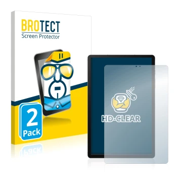 Vorderseite einer Produktverpackung mit dem Markenlogo BROTECT. Daneben ist das Gerät Samsung Galaxy Tab S6 WiFi 2019 mit dem 