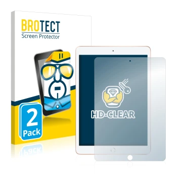 Vorderseite einer Produktverpackung mit dem Markenlogo BROTECT. Daneben ist das Gerät Apple iPad 10.2