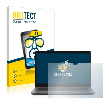 Vorderseite einer Produktverpackung mit dem Markenlogo BROTECT. Daneben ist das Gerät Dell Latitude 5300 2-in-1 mit dem zugehö