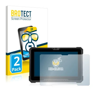 Vorderseite einer Produktverpackung mit dem Markenlogo BROTECT. Daneben ist das Gerät Dell Latitude 7220EX Rugged Extreme mit 