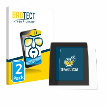 Vorderseite einer Produktverpackung mit dem Markenlogo BROTECT. Daneben ist das Gerät Renault Clio 5 2020 Easy Link 9.3
