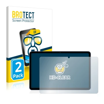 Vorderseite einer Produktverpackung mit dem Markenlogo BROTECT. Daneben ist das Gerät Huawei MatePad 10.4 mit dem zugehörigen 