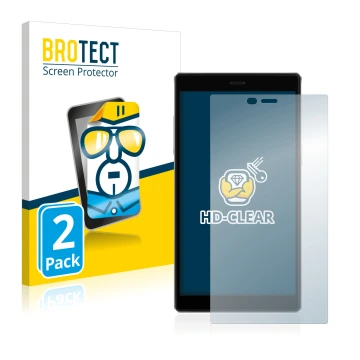 Vorderseite einer Produktverpackung mit dem Markenlogo BROTECT. Daneben ist das Gerät GlocalMe G4 Pro mit dem zugehörigen Disp