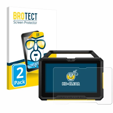 Vorderseite einer Produktverpackung mit dem Markenlogo BROTECT. Daneben ist das Gerät Dell Latitude 7220 mit dem zugehörigen D