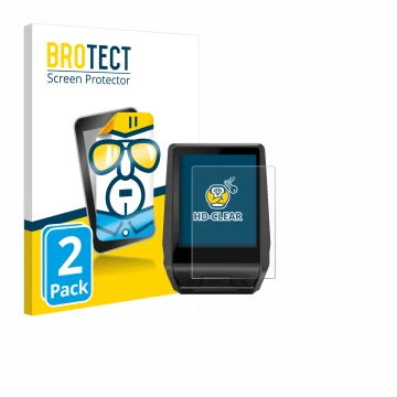 Vorderseite einer Produktverpackung mit dem Markenlogo BROTECT. Daneben ist das Gerät Bosch Nyon 2020 mit dem zugehörigen Disp
