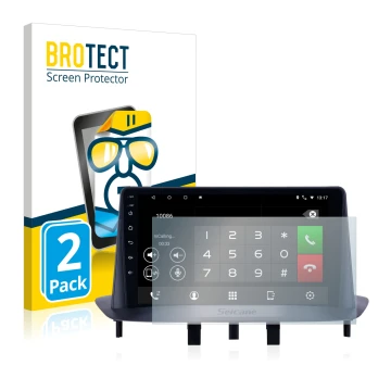 Vorderseite einer Produktverpackung mit dem Markenlogo BROTECT. Daneben ist das Gerät Pioneer AVH-Z5200DAB mit dem zugehörigen