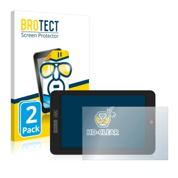 Vorderseite einer Produktverpackung mit dem Markenlogo BROTECT. Daneben ist das Gerät Osee G7 mit dem zugehörigen Displayschut