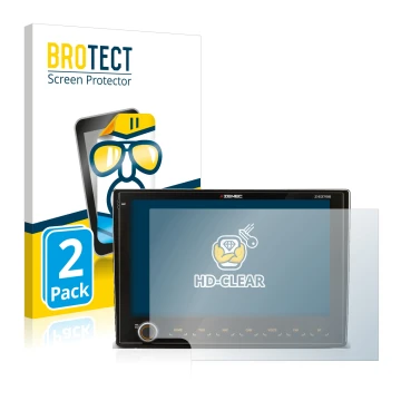 Vorderseite einer Produktverpackung mit dem Markenlogo BROTECT. Daneben ist das Gerät Fiat Ducato III 2006 - 2011 Zenec Z-E376