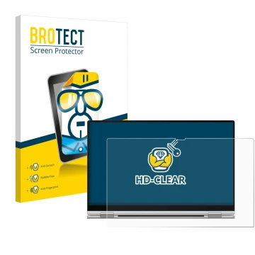 Vorderseite einer Produktverpackung mit dem Markenlogo BROTECT. Daneben ist das Gerät Samsung Galaxy Book Pro 360 13