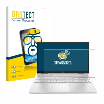 Vorderseite einer Produktverpackung mit dem Markenlogo BROTECT. Daneben ist das Gerät HP ProBook 440 G8 mit dem zugehörigen Di