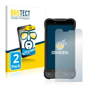 Vorderseite einer Produktverpackung mit dem Markenlogo BROTECT. Daneben ist das Gerät UniStrong UT10 6