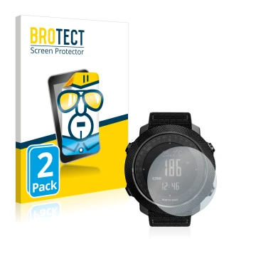 Vorderseite einer Produktverpackung mit dem Markenlogo BROTECT. Daneben ist das Gerät Explopur North Edge Apache mit dem zugeh