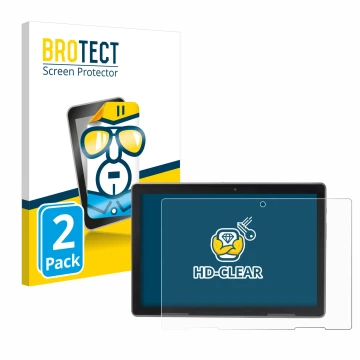 Vorderseite einer Produktverpackung mit dem Markenlogo BROTECT. Daneben ist das Gerät MEDION Lifetab P10912 mit dem zugehörige