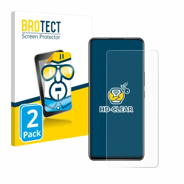 Vorderseite einer Produktverpackung mit dem Markenlogo BROTECT. Daneben ist das Gerät ZTE Axon 30 5G mit dem zugehörigen Displ