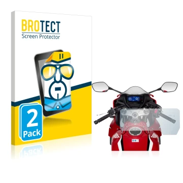 Vorderseite einer Produktverpackung mit dem Markenlogo BROTECT. Daneben ist das Gerät Honda CBR650R 2019-2021 mit dem zugehöri
