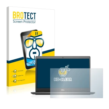 Vorderseite einer Produktverpackung mit dem Markenlogo BROTECT. Daneben ist das Gerät Dell Latitude 3510 mit dem zugehörigen D